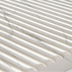 Hallway Wood White Shoe Storage Cabinet with Gold Legs