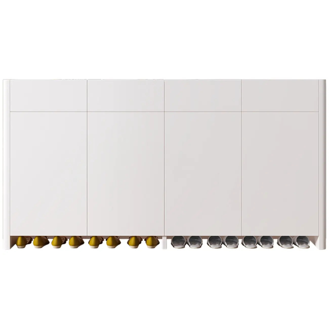 Minimalist Wood Adjustable Multi-Layer Entryway Shoe Cabinet