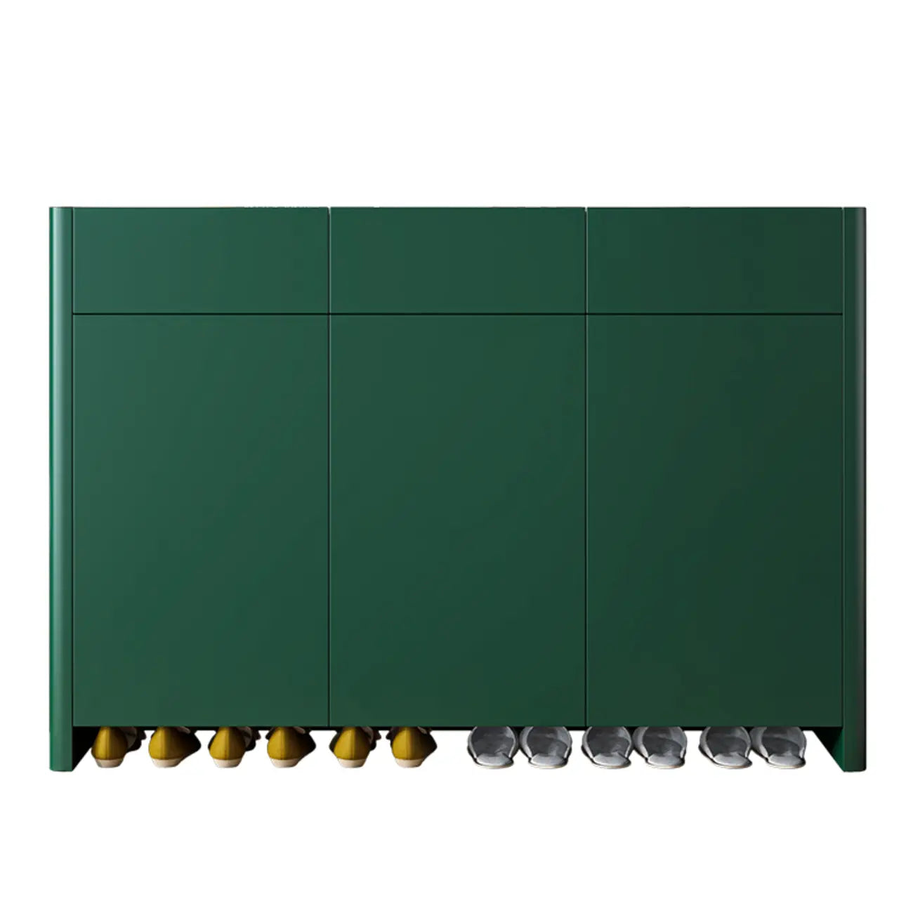 Minimalist Wood Adjustable Multi-Layer Entryway Shoe Cabinet