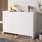 Minimalist Wood Adjustable Multi-Layer Entryway Shoe Cabinet