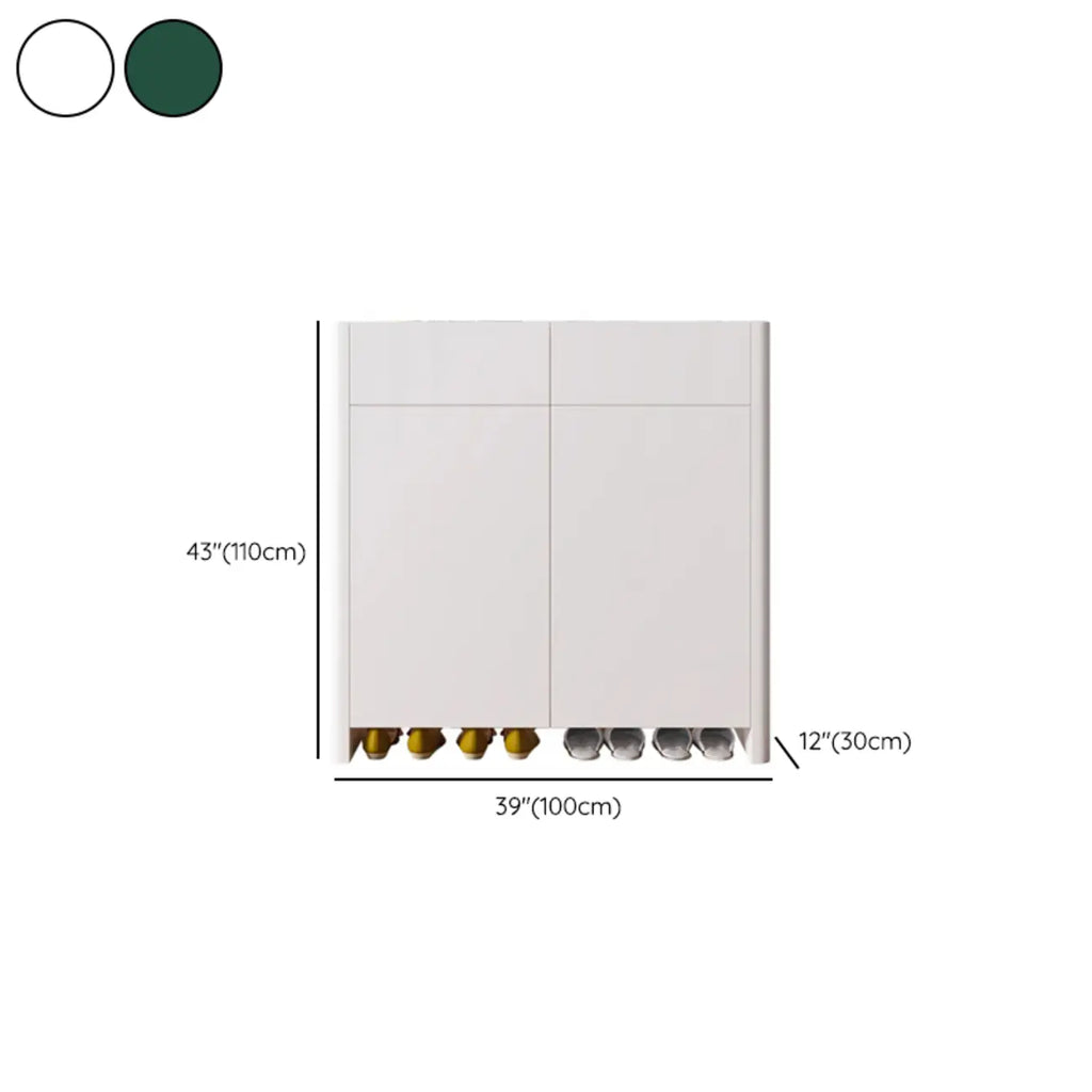 Minimalist Wood Adjustable Multi-Layer Entryway Shoe Cabinet