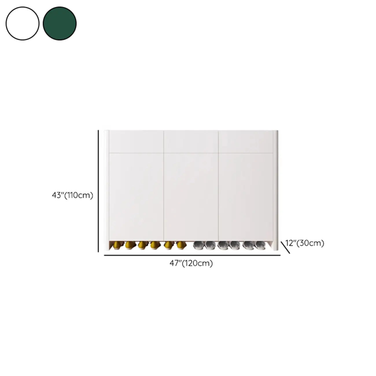 Minimalist Wood Adjustable Multi-Layer Entryway Shoe Cabinet