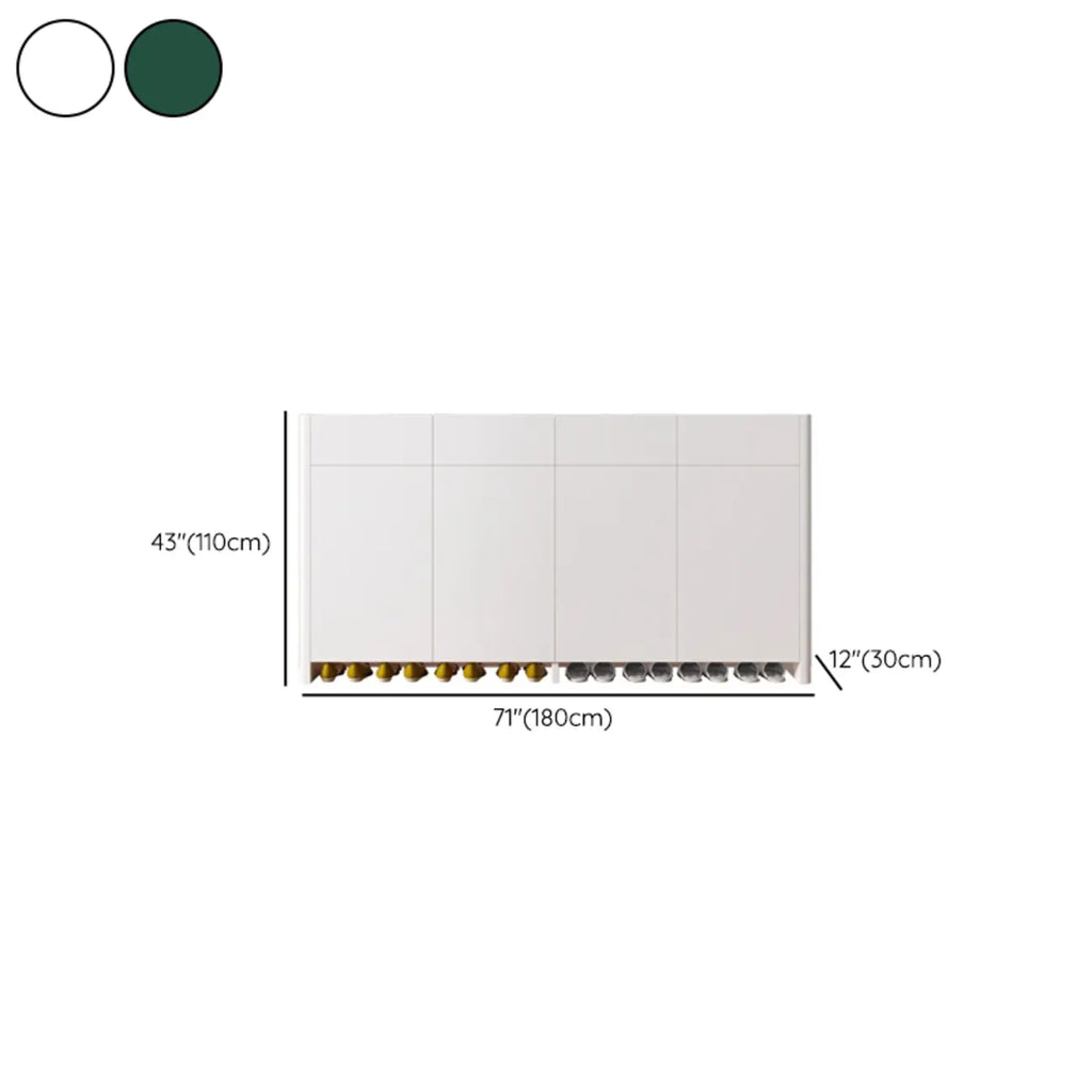 Minimalist Wood Adjustable Multi-Layer Entryway Shoe Cabinet