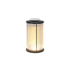 Vertical Grain Clear Glass Cylinder Post Cap Light