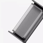 Modern Black Metal Ribbed Plastic Outdoor Wall Sconce