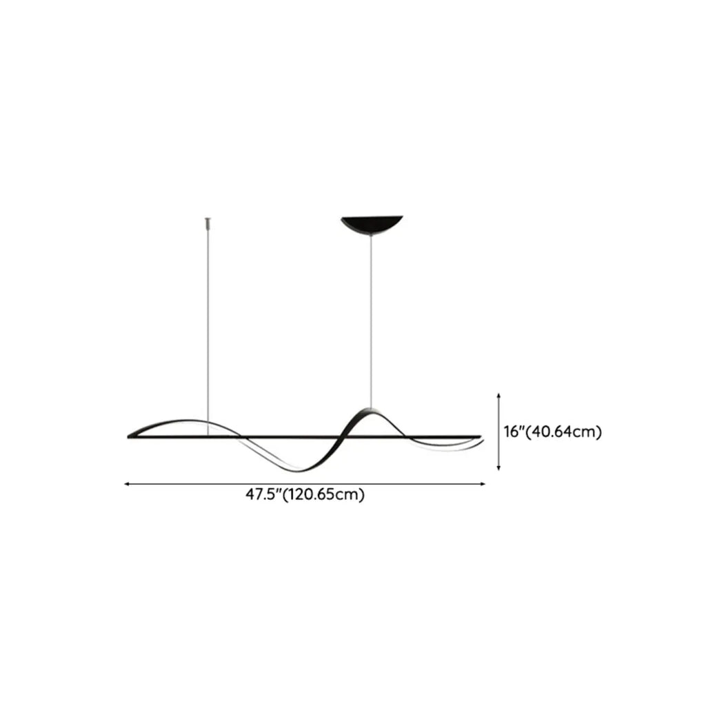 Modern Dimmable LED Island Pendant Light for Kitchen