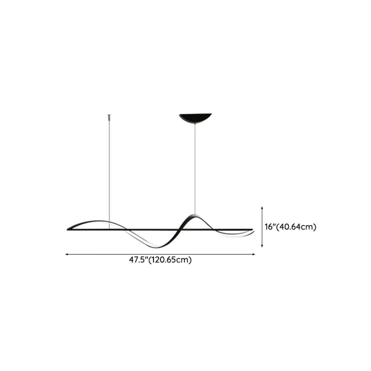 Modern Dimmable LED Island Pendant Light for Kitchen