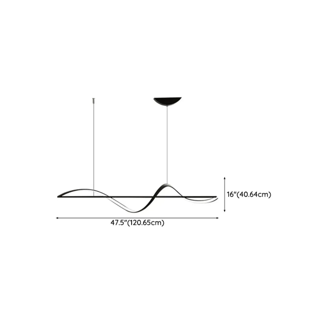 Modern Dimmable LED Island Pendant Light for Kitchen