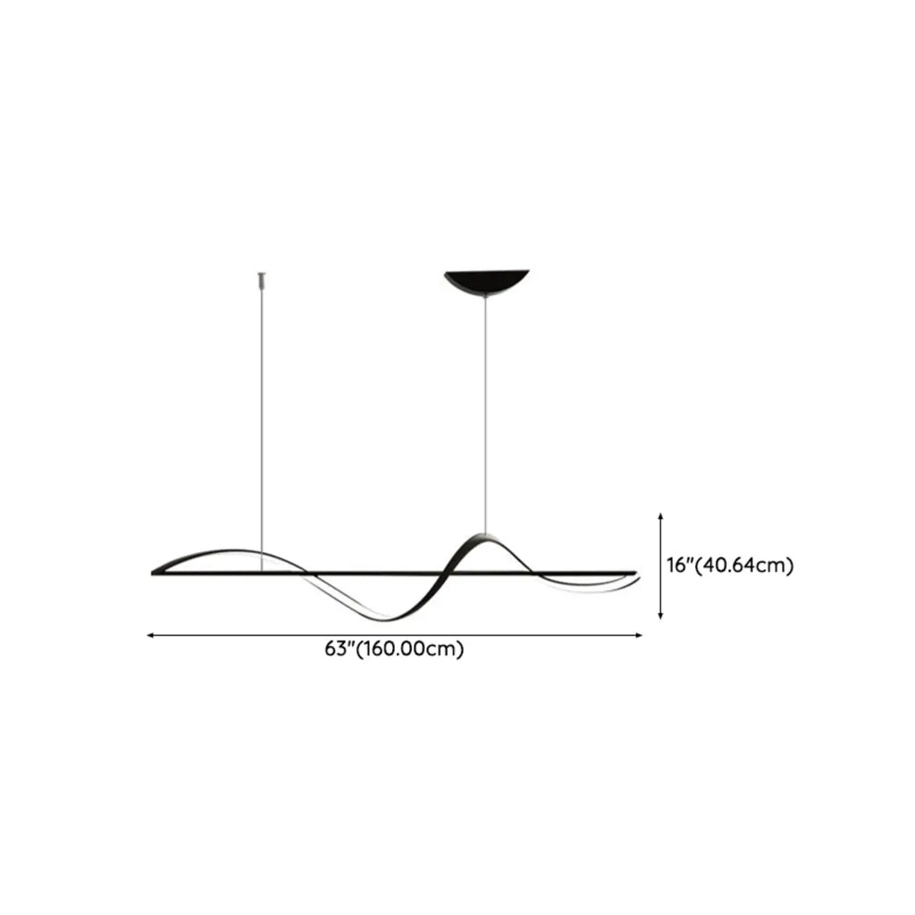 Modern Dimmable LED Island Pendant Light for Kitchen