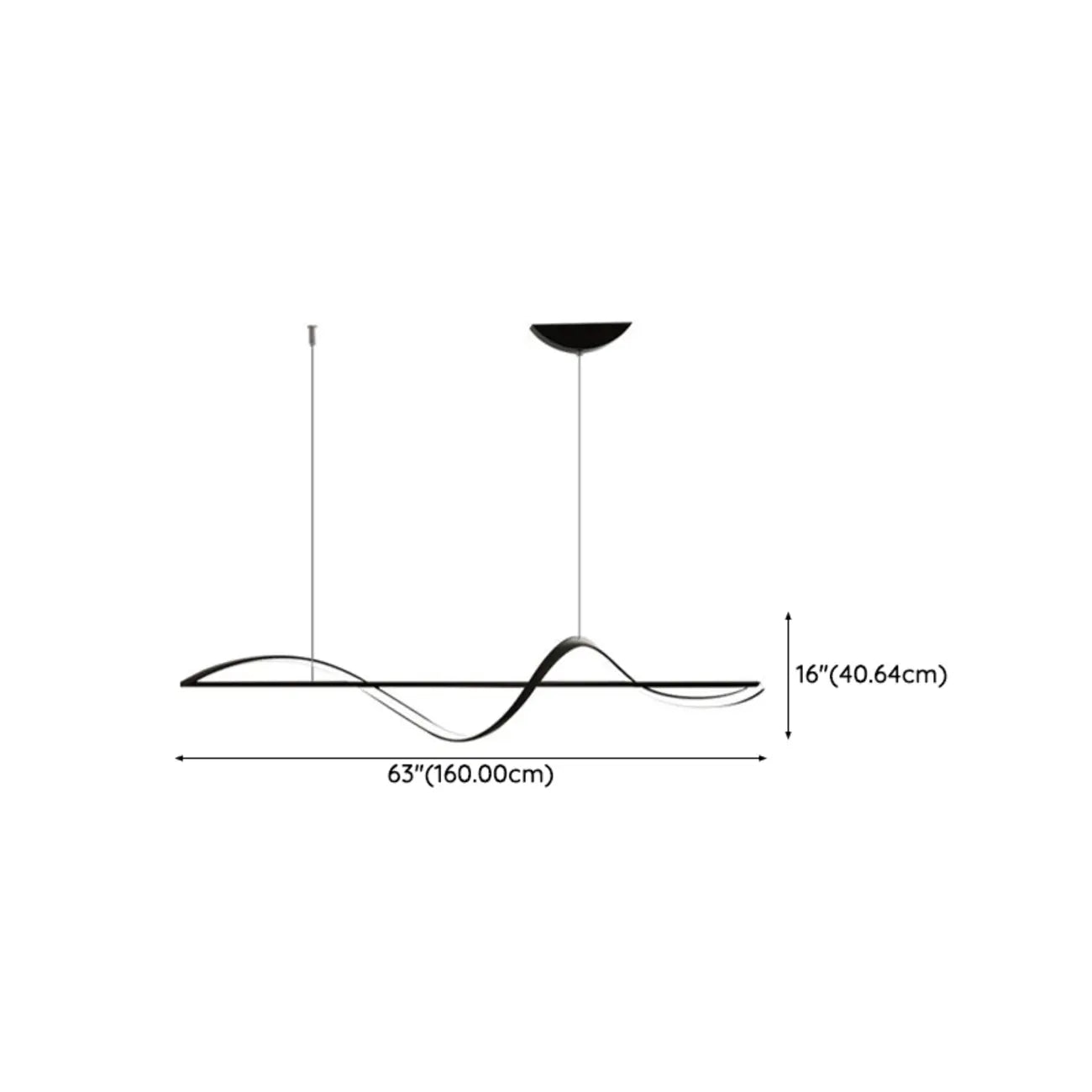 Modern Dimmable LED Island Pendant Light for Kitchen