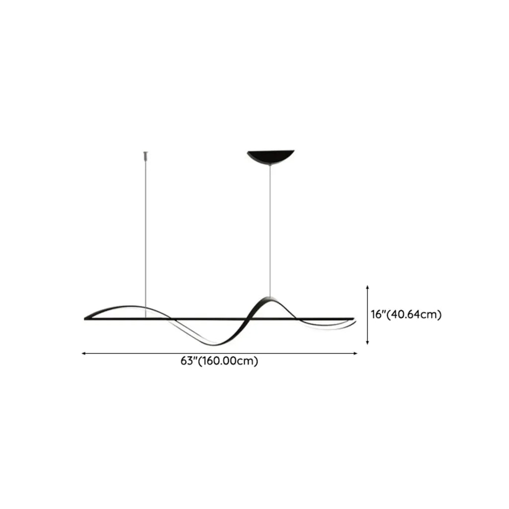 Modern Dimmable LED Island Pendant Light for Kitchen