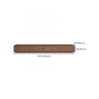 71 Mid-Century Brown Wooden Cable Management  TV Stand