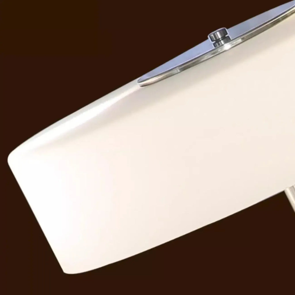 Modern Cylinder Glass Silver Floor Lamp Plug-In for Living Room