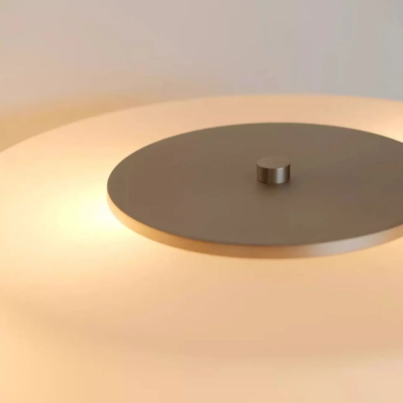 Modern Cylinder Glass Silver Floor Lamp Plug-In for Living Room