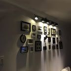 Adjustable Modern Linear Iron Globe Track Wall Sconce