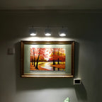 Adjustable Modern Linear Iron Globe Track Wall Sconce