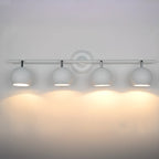 Adjustable Modern Linear Iron Globe Track Wall Sconce