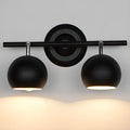 Adjustable Modern Linear Iron Globe Track Wall Sconce