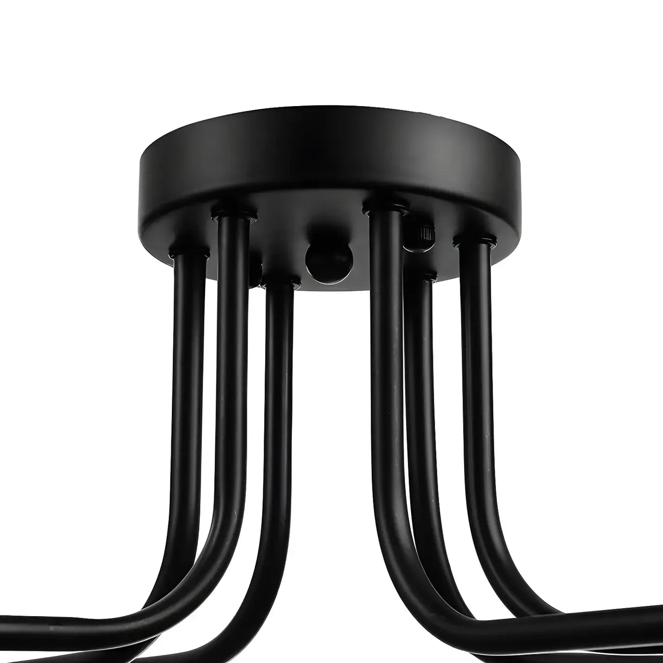 Industrial Branch Metal Semi Flush Ceiling Light