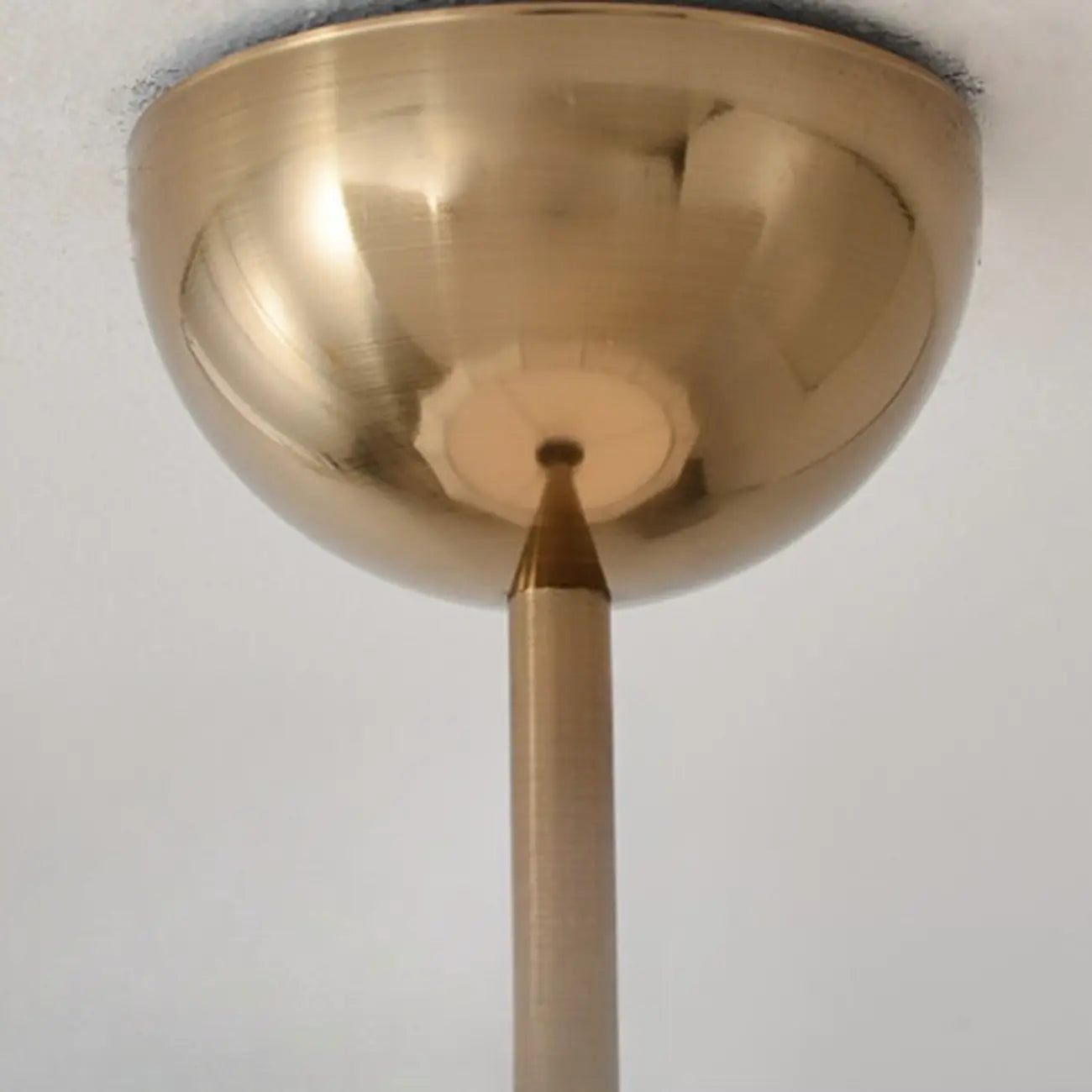 Vintage White Fabric Dome Shade Elegant Chandelier