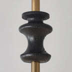 Vintage White Fabric Dome Shade Elegant Chandelier