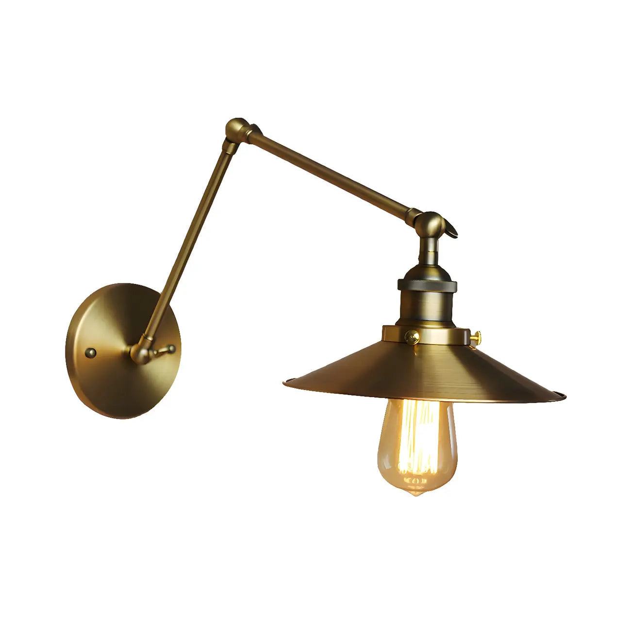 5 Inch Industrial LED Swing Arm Wall Sconce with 4 Colors