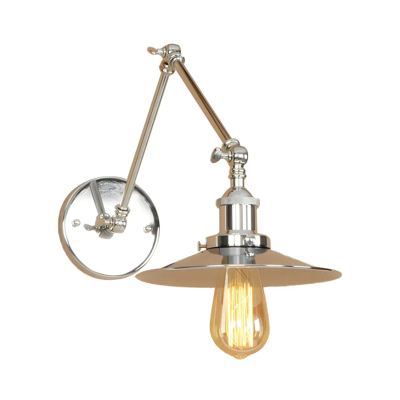 5 Inch Industrial LED Swing Arm Wall Sconce with 4 Colors