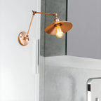5 Inch Industrial LED Swing Arm Wall Sconce with 4 Colors