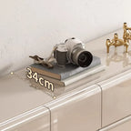 Cream White Wood Shoe Cabinet with Drawer for Entryway