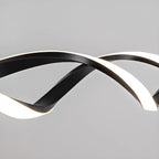 Modern Metal Linear LED Island Pendant Light for Kitchen