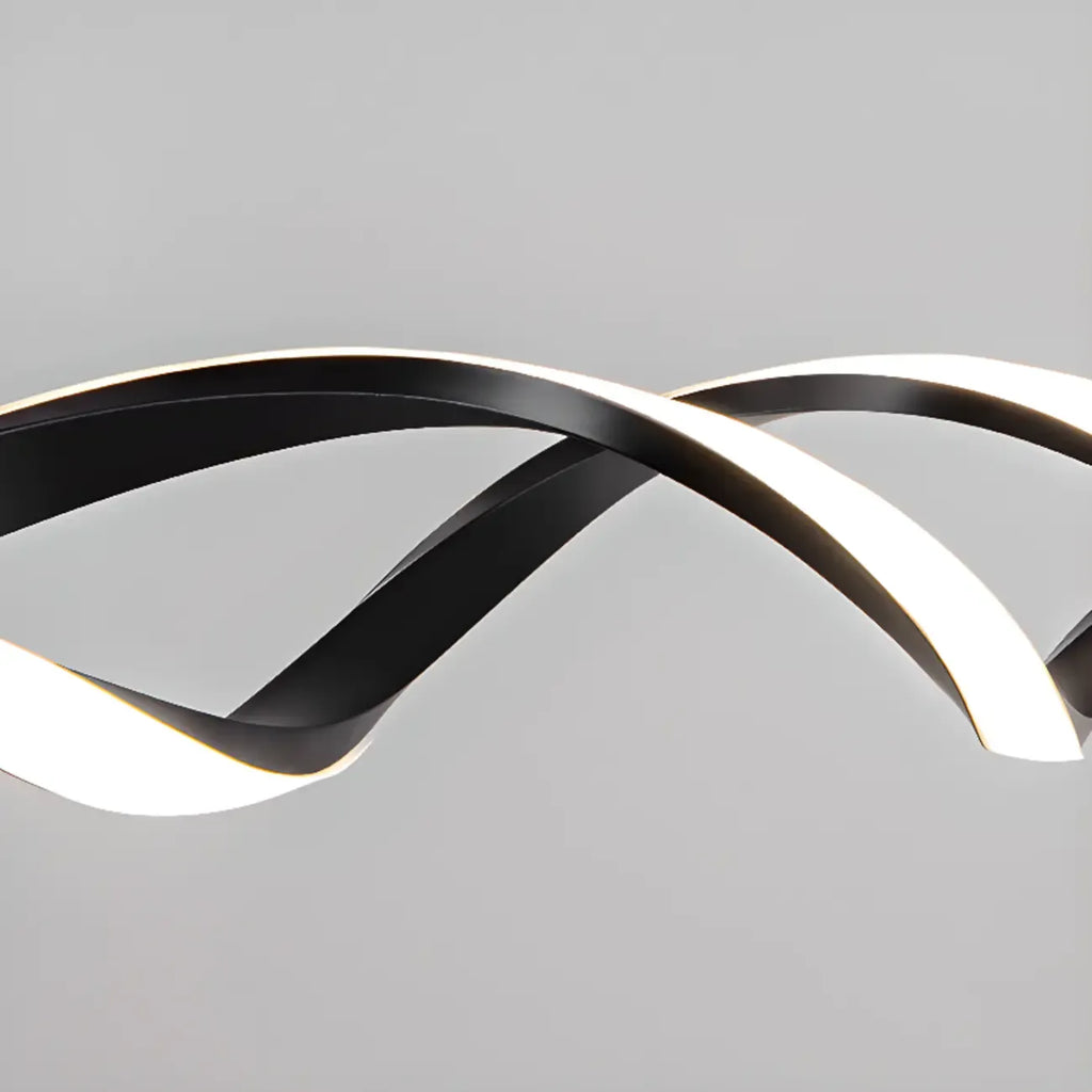 Modern Metal Linear LED Island Pendant Light for Kitchen