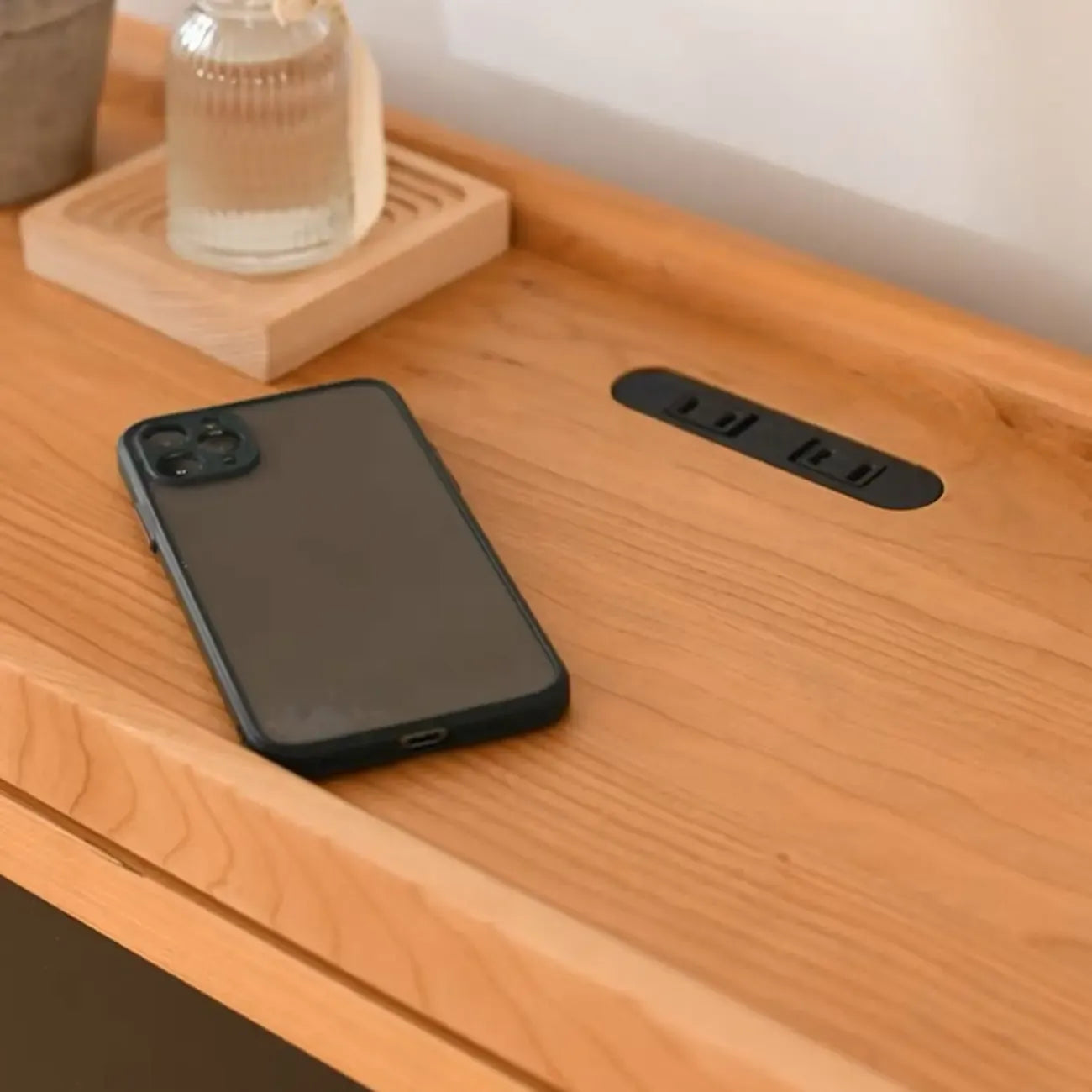 Boho Solid Wood Tipping Shoe Cabinet in Brown