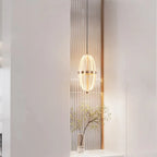 Mini Adjustable Clear Acrylic LED Dining Pendant Light