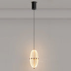Mini Adjustable Clear Acrylic LED Dining Pendant Light