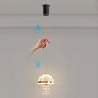 Mini Adjustable Clear Acrylic LED Dining Pendant Light