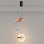 Mini Adjustable Clear Acrylic LED Dining Pendant Light