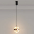 Mini Adjustable Clear Acrylic LED Dining Pendant Light