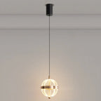 Mini Adjustable Clear Acrylic LED Dining Pendant Light