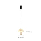 Mini Adjustable Clear Acrylic LED Dining Pendant Light
