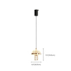 Mini Adjustable Clear Acrylic LED Dining Pendant Light