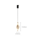 Mini Adjustable Clear Acrylic LED Dining Pendant Light