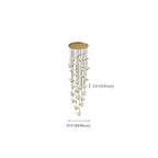 Modern Crystal Linear Butterfly Chandelier Light with Remote