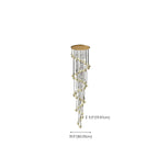 Modern Crystal Linear Butterfly Chandelier Light with Remote