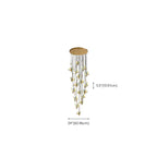 Modern Crystal Linear Butterfly Chandelier Light with Remote