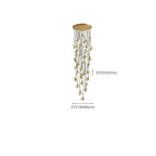 Modern Crystal Linear Butterfly Chandelier Light with Remote