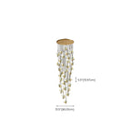 Modern Crystal Linear Butterfly Chandelier Light with Remote