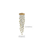 Modern Crystal Linear Butterfly Chandelier Light with Remote