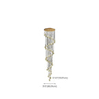 Modern Crystal Linear Butterfly Chandelier Light with Remote