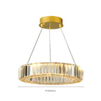 Glamorous Dual Glass Loop Modern LED Ring Chandelier