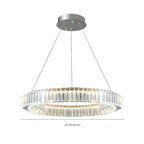 Glamorous Dual Glass Loop Modern LED Ring Chandelier